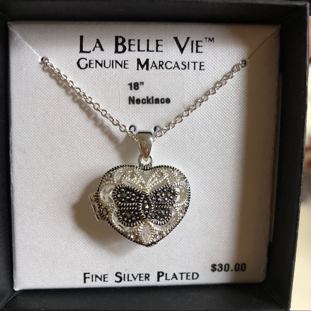 18 inch long silver butterfly necklace. New